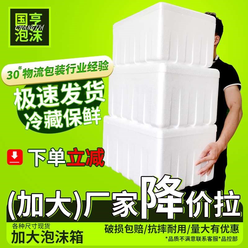 摆摊专用保温箱泡沫箱大号种菜种植出摊包子馒R头保冷箱商用送餐