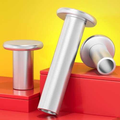 【厂家批发】铝平头半空心铆钉