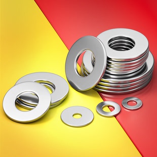 304不锈钢加大平垫螺丝金属介子垫圈加厚垫片M3M4M5M6M8M10 M36mm