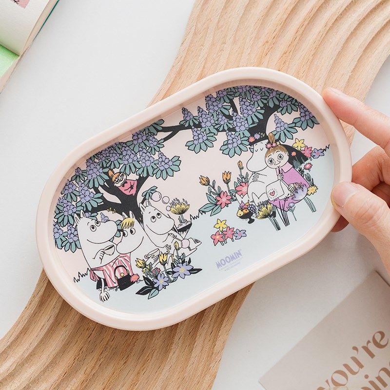 芬兰姆明moomin小托 托盘首饰盘收纳盘早餐点心盘下午茶餐具盘子,餐饮具,餐用托盘,淘宝优惠券,粉丝福利购,淘宝优惠卷