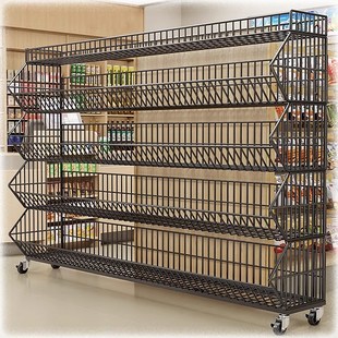 超市货架多层收纳层架p零食货架小卖部便利店商店展示架小商品陈