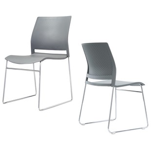 培训椅会议椅可叠落教室学生椅简约接待会客洽谈椅办公室电脑椅子