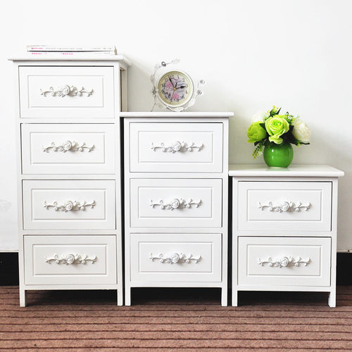 包邮简易床头柜卧室储物柜实木边柜36cm4K0窄斗柜抽屉小型收纳柜