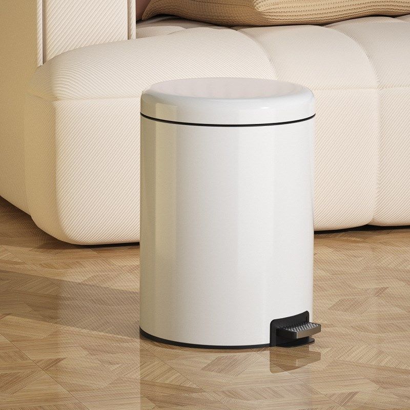 家用不锈钢垃圾桶圆形带盖厨房客厅脚踏式卫生间厕所脚踩办公室,家庭/个人清洁工具,垃圾桶,淘宝优惠券,粉丝福利购,淘宝优惠卷