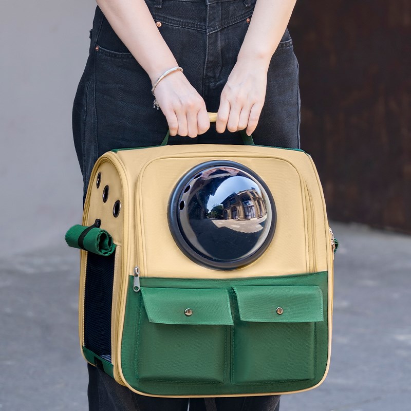 猫包外出便携宠物背包太空舱猫咪外出大容量狗书包双肩猫包猫背包