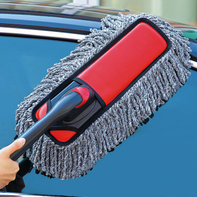 汽车擦车拖把刷车刷子扫灰尘除尘掸子车用扦把洗车刷软毛工具