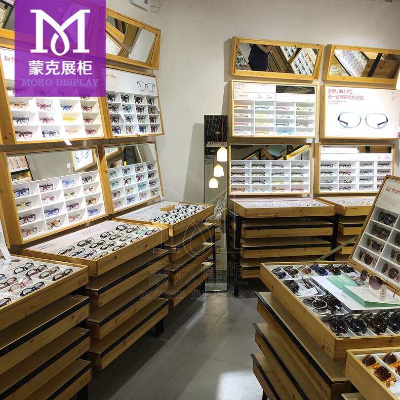 欧野展柜中岛眼镜展示柜 亚克力多层眼镜展示架 太阳眼镜展柜厂家