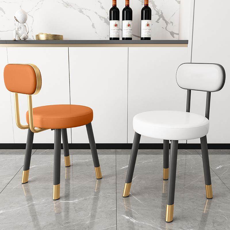 化妆凳子女生卧室家用梳妆台椅子简约现代美甲椅网红专用靠背峰稍