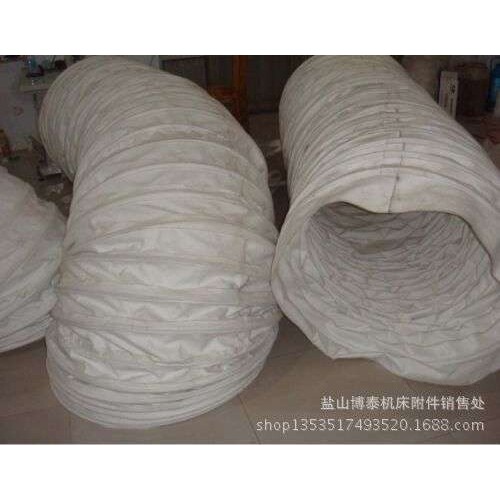 专业生产耐磨帆布伸缩水泥布袋 散装机粉尘输送水泥布袋