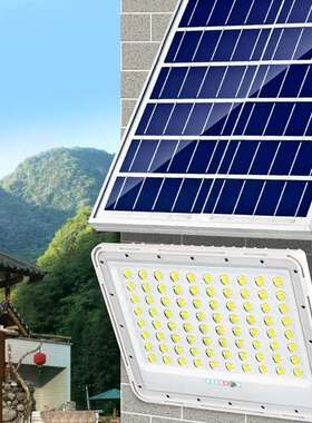 新款太阳能投光灯户外灯防水庭院家用超亮大功率led投光灯室外照