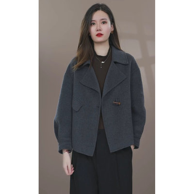 2025秋冬新款毛呢大衣短款