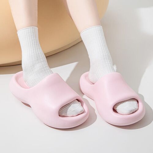 踩屎感拖鞋女夏季外穿防滑浴室洗澡Beva厚底室内居家居男凉拖家用
