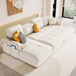 沙发床折叠两用2024新款 小户型客厅多K功能贵妃沙发可变床可伸缩