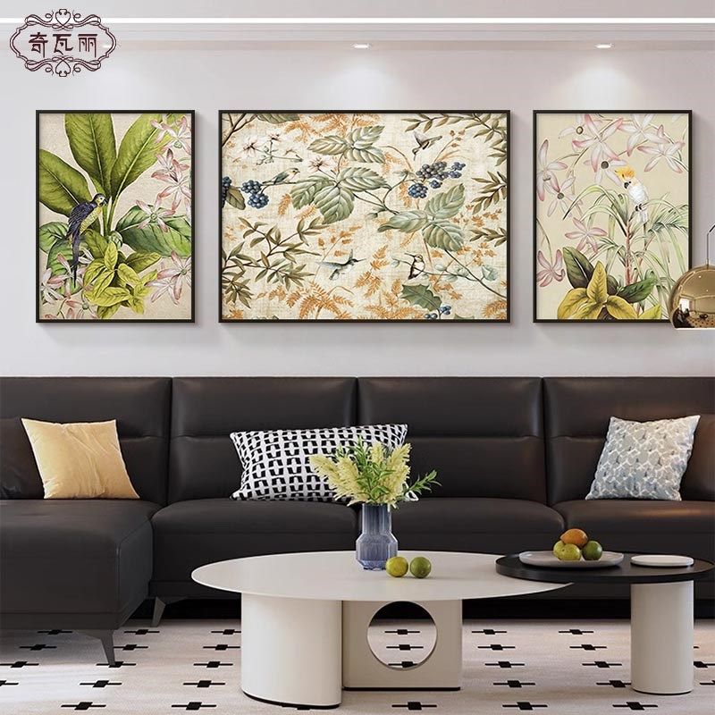 法式奶油风客厅装饰画沙发背景墙挂画现代简约餐厅2025新款高级感,家居饰品,现代装饰画,淘宝优惠券,粉丝福利购,淘宝优惠卷