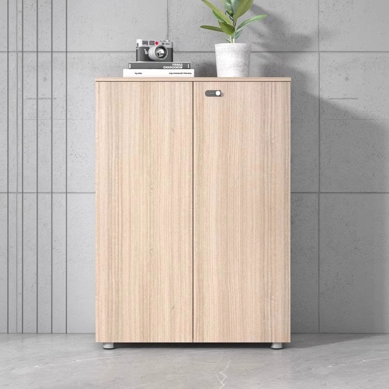 文件柜矮柜资料柜木质带锁档案柜小型办公室纳储物边柜隔断收柜用