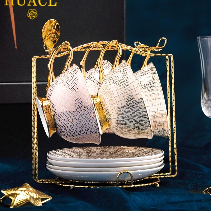 欧式咖啡杯陶瓷套装高档精致小巧杯碟下午茶餐具闺蜜生日订婚礼物,餐饮具,咖啡杯,淘宝优惠券,粉丝福利购,淘宝优惠卷