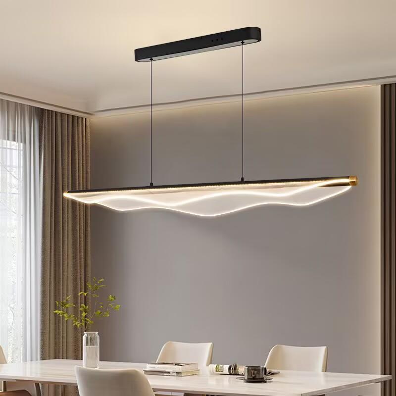 客厅吊灯现代简约大气北欧轻奢饭桌灯具网红新款吧台餐厅吊灯