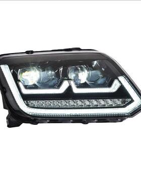 专用于大众Amarok阿莫洛克大灯总成08-20款改装LED日行灯透镜大灯