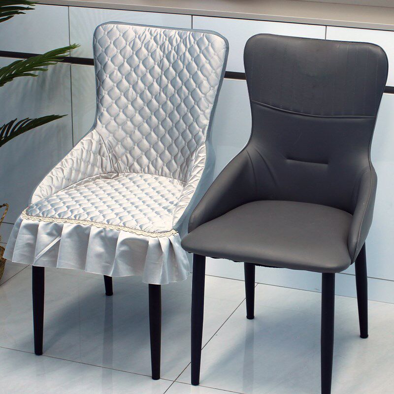 餐厅餐桌鱼尾椅子套罩弧形餐椅z套罩座套高级感四季凳子靠背保护