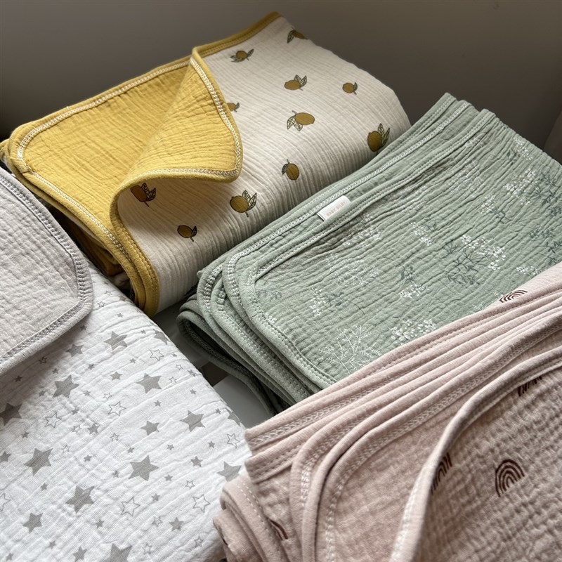 ins纯棉四层纱布被盖毯柔软透气吸汗空调毯夏季儿童宝宝婴儿卡通