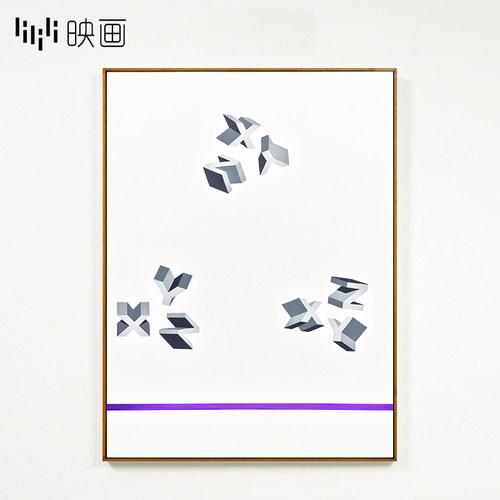 室内装饰画玄关走廊竖版现代简约挂画客I厅沙发背景墙挂画书房字