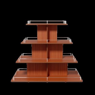 百货零食货架鞋子展示台化妆品展示柜 堆头架烟酒精品店展示架