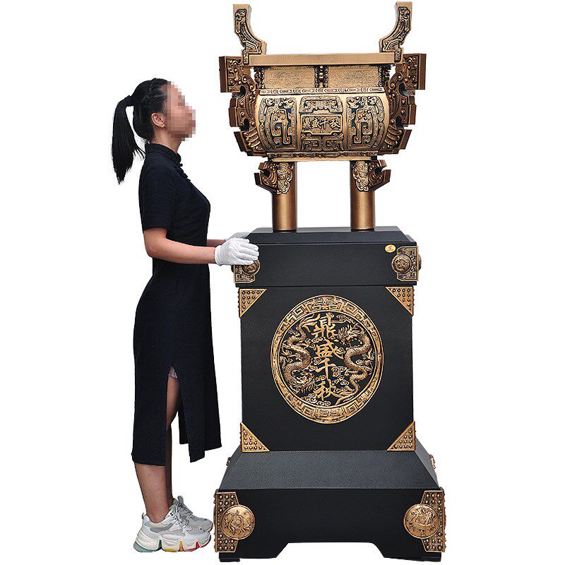 金属落地鼎摆件鼎盛千秋公司酒店宾馆企业庆典P乔迁新店铺开业礼