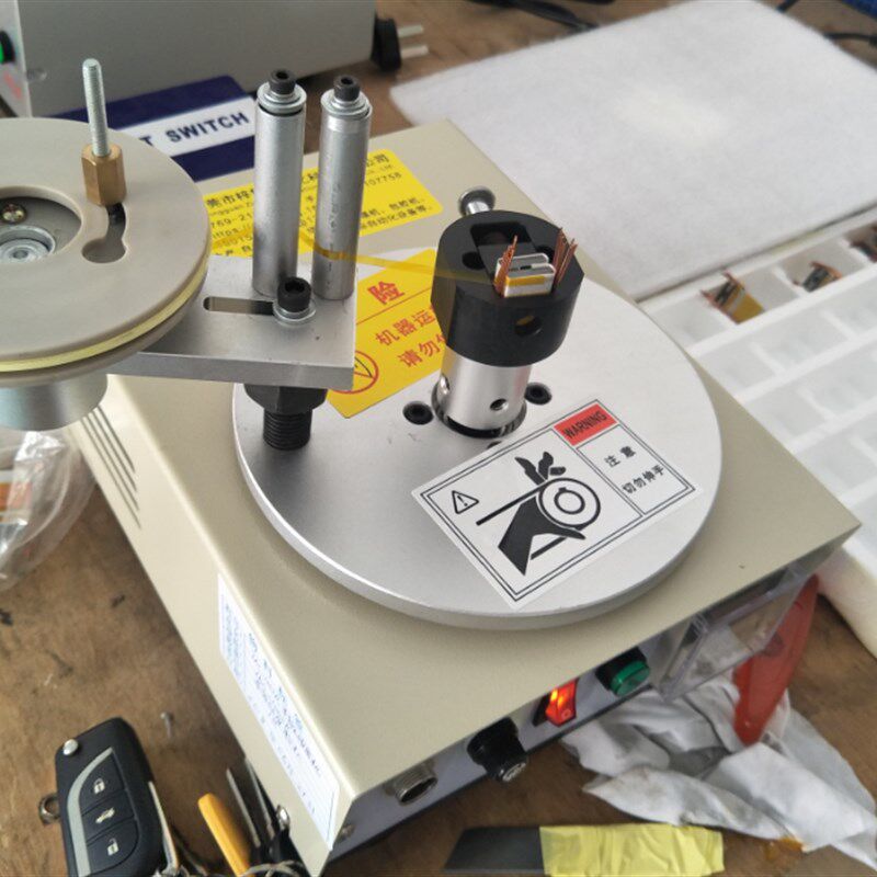 各种较大变压器外围胶布包胶带1000R高低频变压T器磁芯线包包胶机