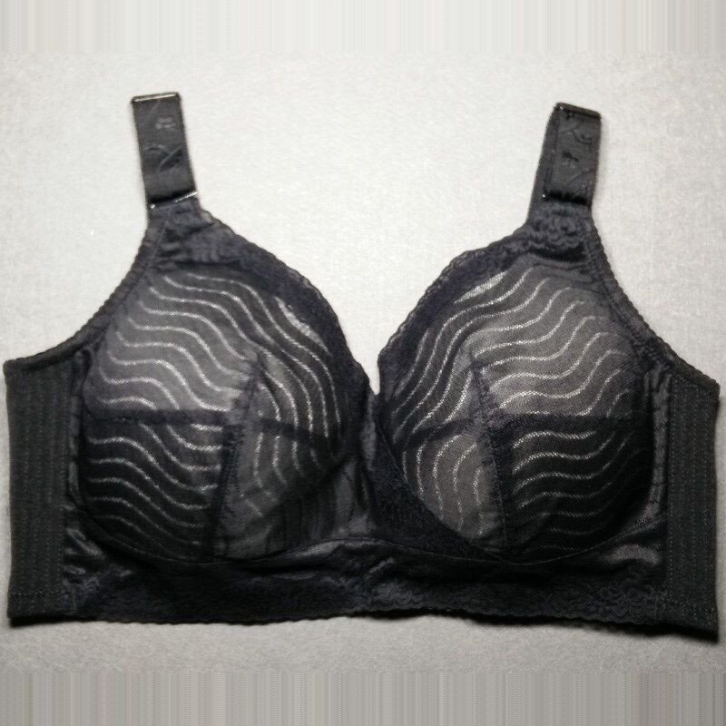 无钢圈无海绵文胸薄款全罩杯大码大号G杯M女内衣大胸显小透气胸罩