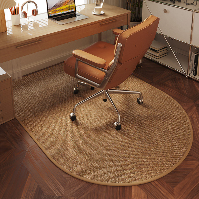 中古风高级c感书房转椅地毯防滑耐磨地板保护垫电脑椅隔音进门地