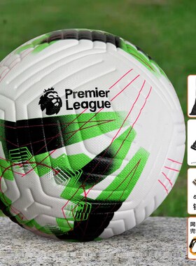 英超足球23-24成人5号球白绿色比赛用球标N准球足球儿童训练球耐