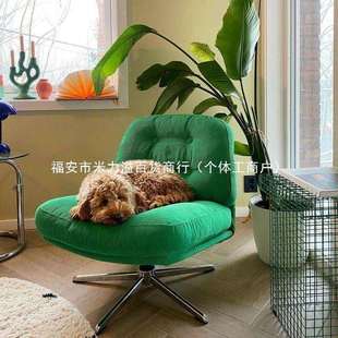 杜威林格单人椅休闲阳台客厅旋转沙发椅子设计师创意网红懒人TYmy
