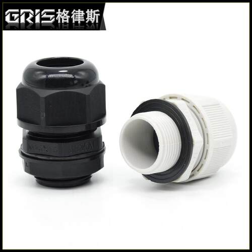 PA66环保尼龙电缆防水接头公制M德制PG英制G螺纹密封格兰头固定头