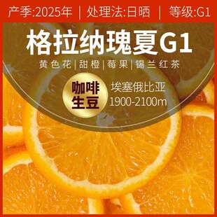 2025产季埃塞俄比亚格拉纳庄园瑰夏G1日晒处理法G1精品咖啡生豆