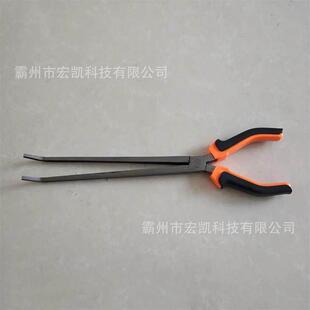 铁路工具长嘴钳尖嘴钳清洗洁钳铁路工电务工具清扫钳转辙器