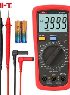 优利德UT39A+数字万用表全自动数显高精度万用表多功能电表33/4位