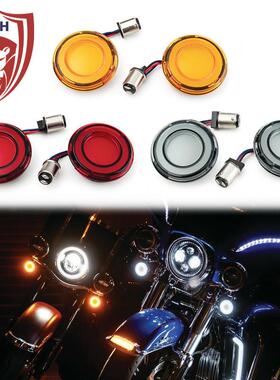 哈雷摩托改装配件 XL883/X48 滑翔系列 软尾 改装 LED转向灯多色