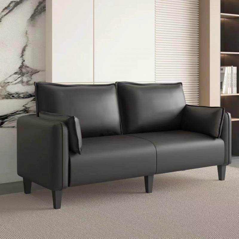 猫爪皮沙发客厅小户型现代简约公寓轻奢卧室出租房双人三人服装店