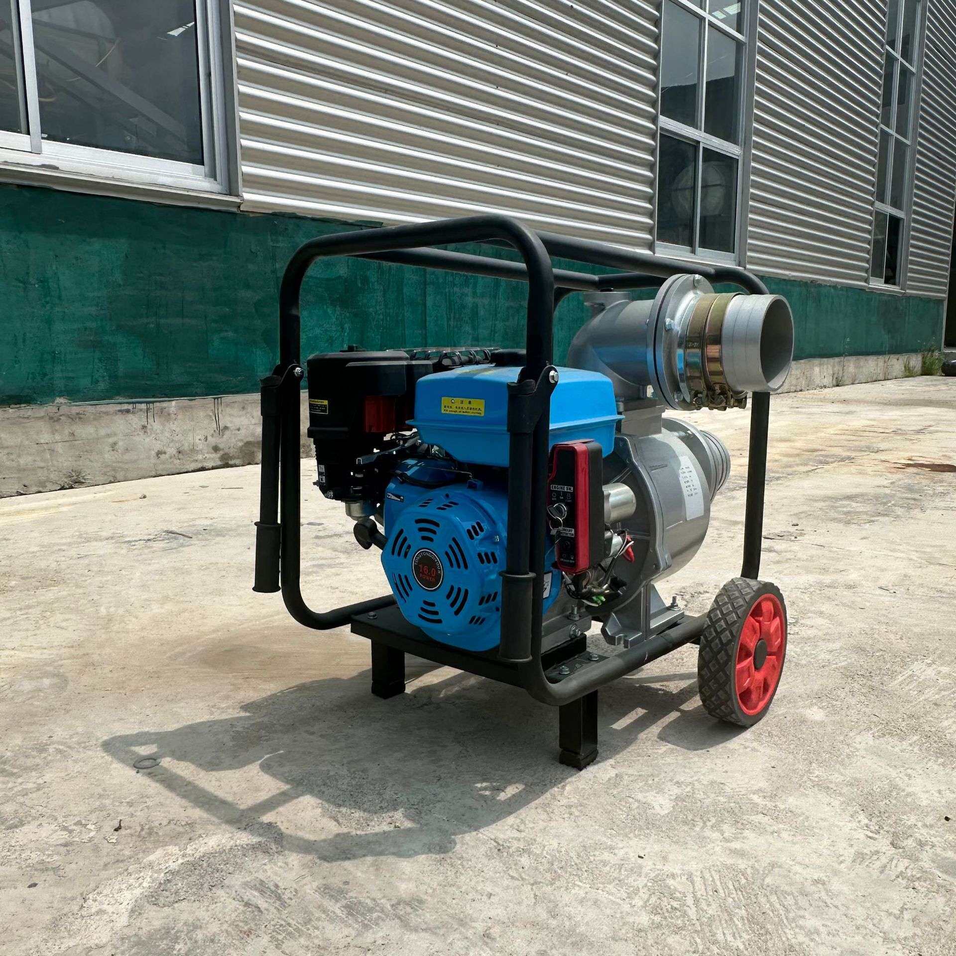 4寸6寸汽柴油水泵小型双缸柴油机泵四冲程汽柴油驱动自吸式离心泵