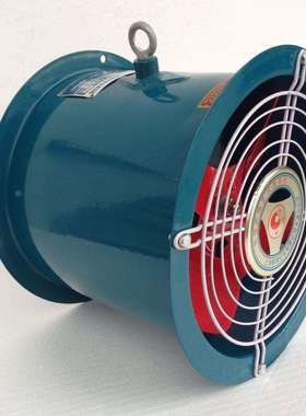 SF2.5-4 2.5号轴流风机 4级 90W管道式通风机 低噪声壁式三相