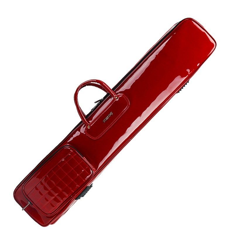 漆皮双二胡包两把装双把q加厚二胡琴包防磕碰板胡双肩琴袋长97cm