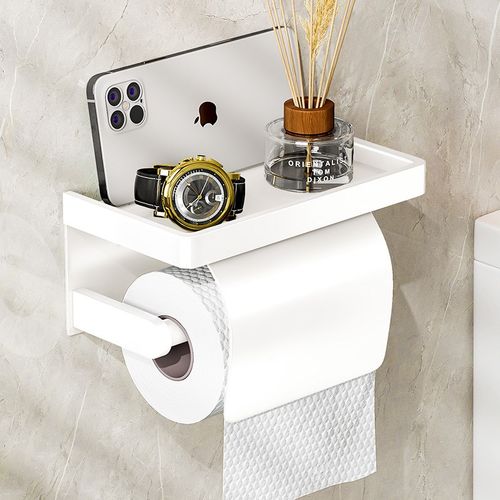 卫生间厕纸e盒壁挂式厕所纸巾架免打孔浴室防水厕纸盒洗手间卷纸