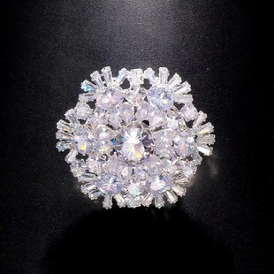 欧美夸张宴会礼服宝石开口戒指指环女G时尚百搭个性夜店演出配饰