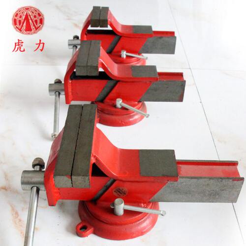 H型全钢活动带砧75M100MM125MM150MM台钳3寸4寸5寸6寸全钢台虎钳