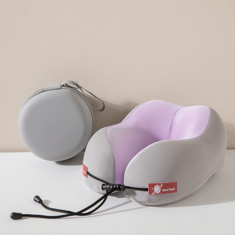 u型枕记忆棉旅行枕头护颈枕汽车飞机枕护颈L枕收纳盒u形枕车载睡