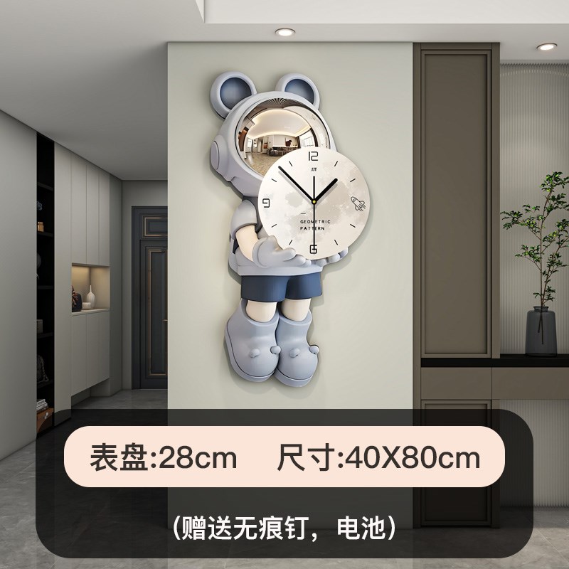 2024新款家用时尚网红挂表x餐厅创意时钟挂墙现代简约钟表客厅挂