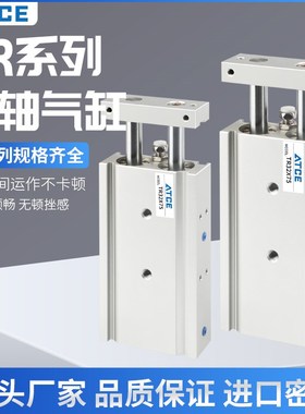 TR双轴双杆气缸小型气动大推力6/10/16/20/25/32-10/20/V30/40/50