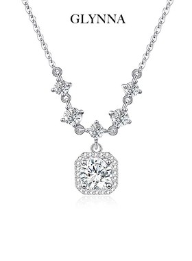 纯银轻奢小众高级感毛衣链简约百搭锆石项链女送妈妈礼物新款爆款