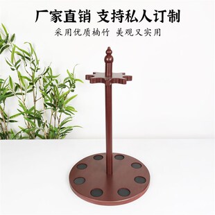 圆盘笛箫展示架短型笛箫笛箫展示架巴乌尺八架子刀乐器剑架剑托