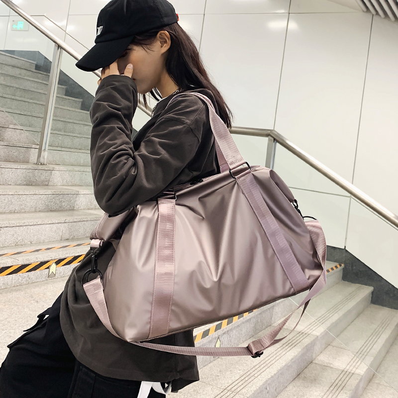 短途手提旅行包女大容量旅行袋男出差行李包收纳轻便运动健身包潮